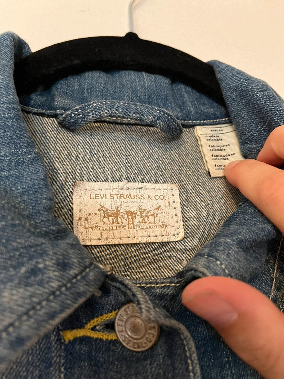 Veste en jean Levis femme