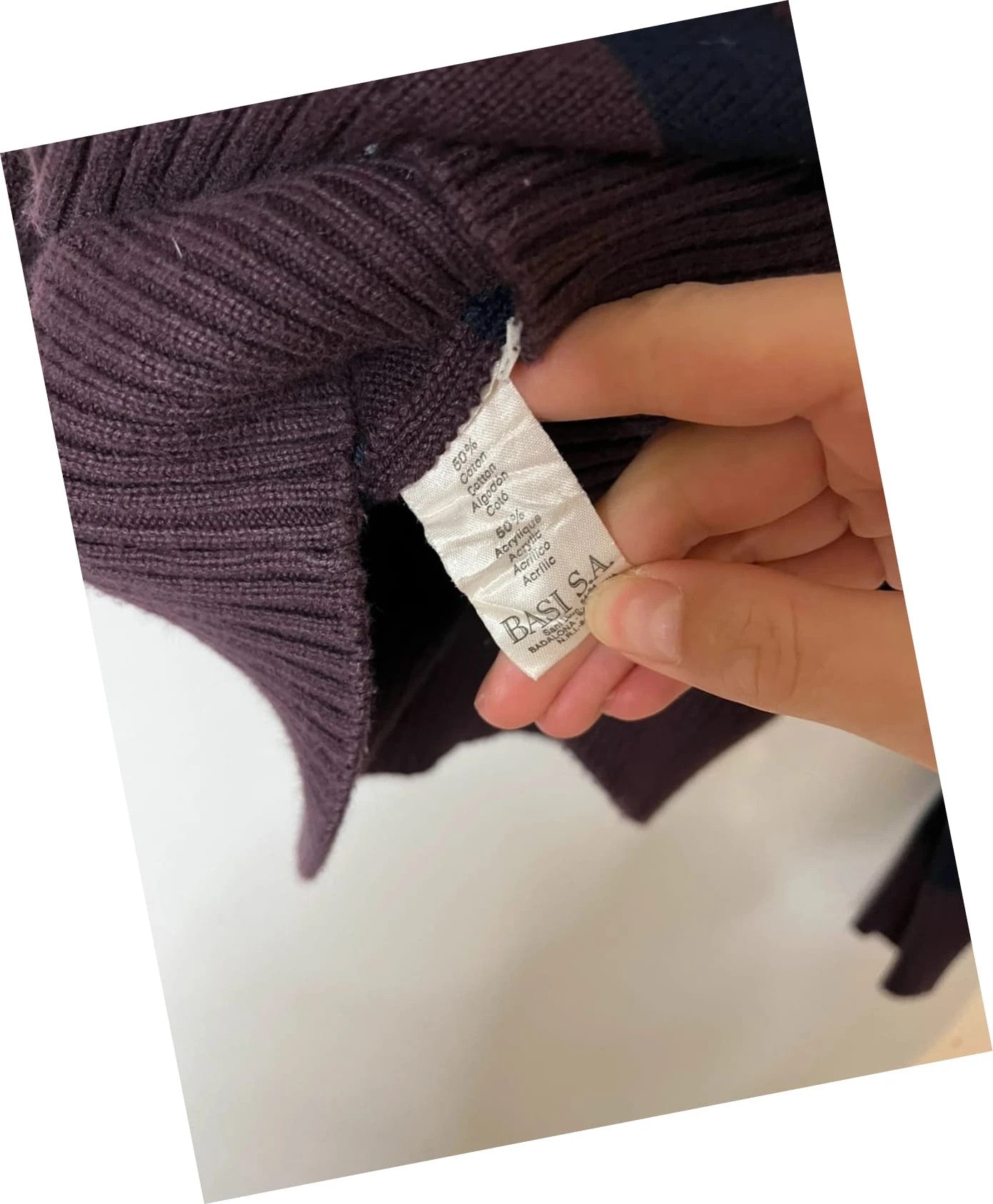 Pull Lacoste rayé col rond