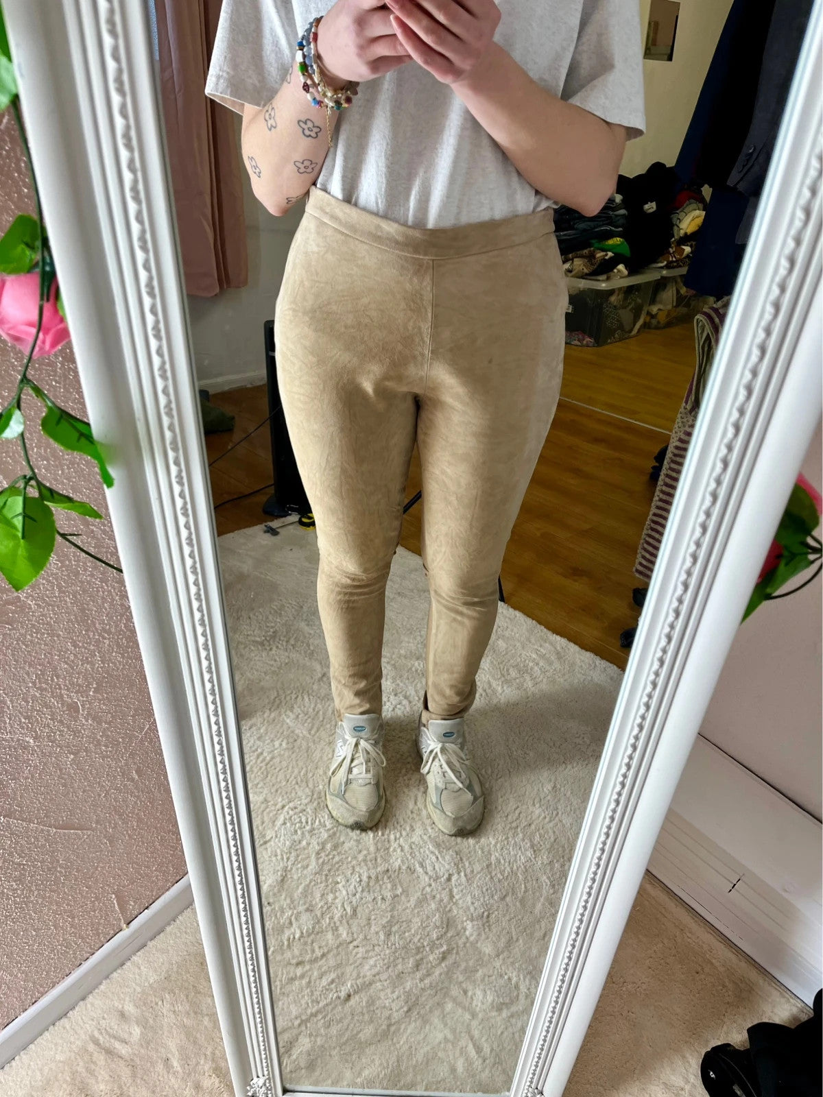 Legging en daim de chèvre Maxmara studio