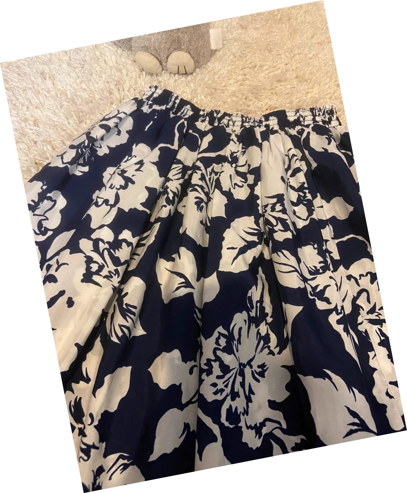 Jupe à fleurs Damart vintage