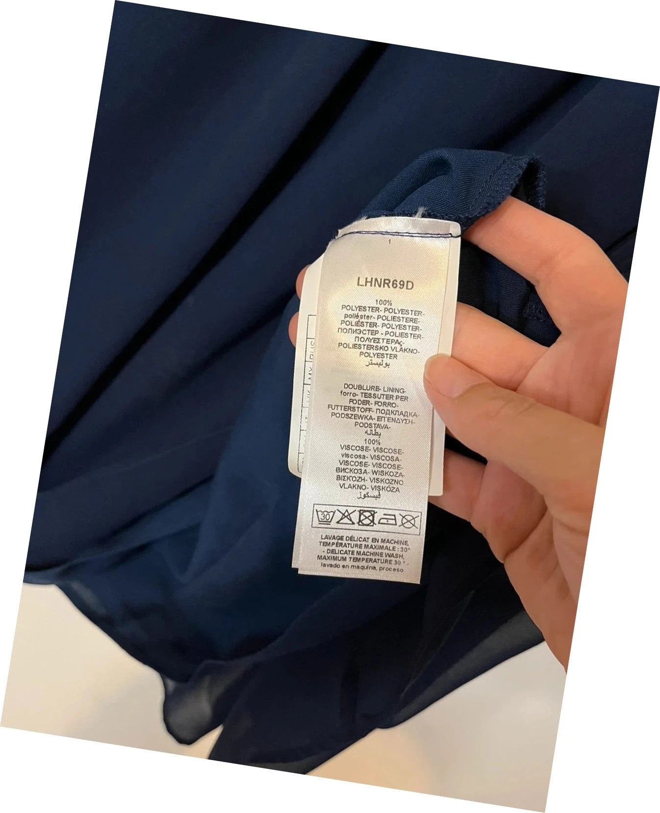Robe Nafnaf bleue marine