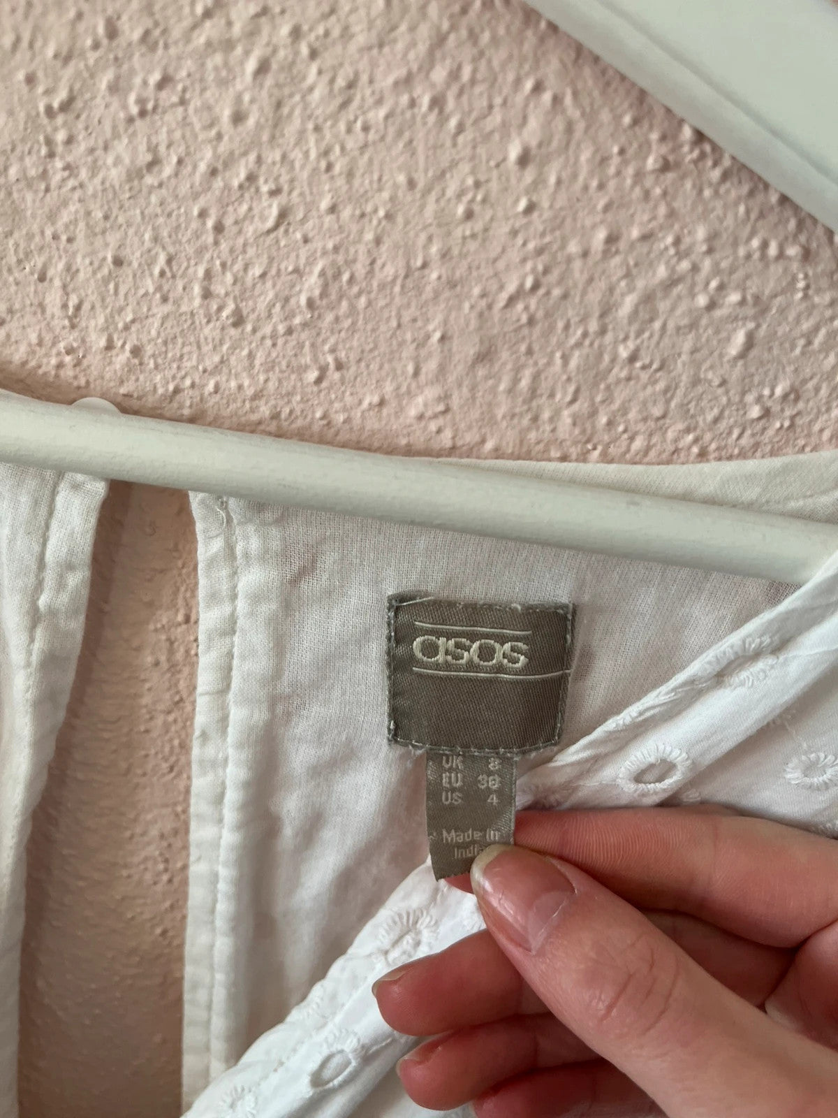Combi short en broderie anglaise Asos