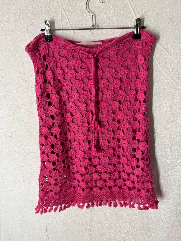 Robe de plage en dentelle René Derhy