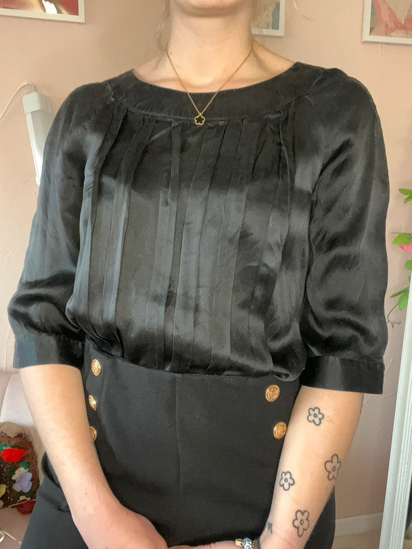 Blouse en soie avec un noeud dans le dos Claudie Pierlot