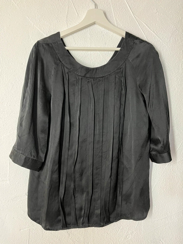 Blouse en soie avec un noeud dans le dos Claudie Pierlot