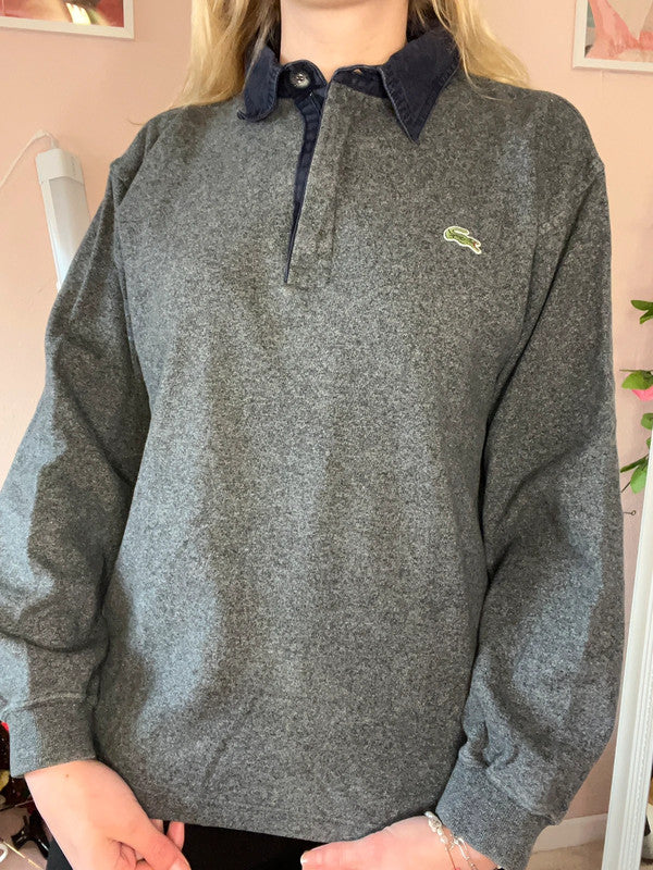 Polo manches longues Lacoste vintage