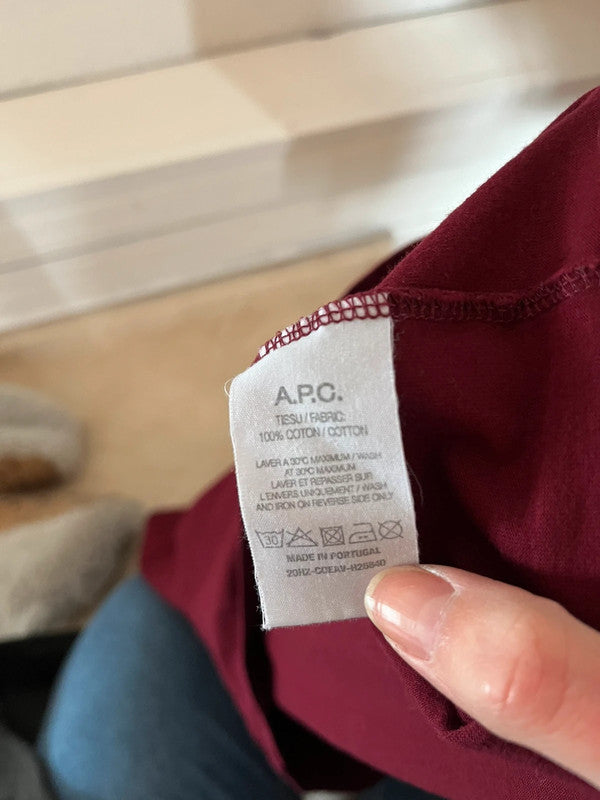 T-shirt A.P.C petit logo brodé taille XS