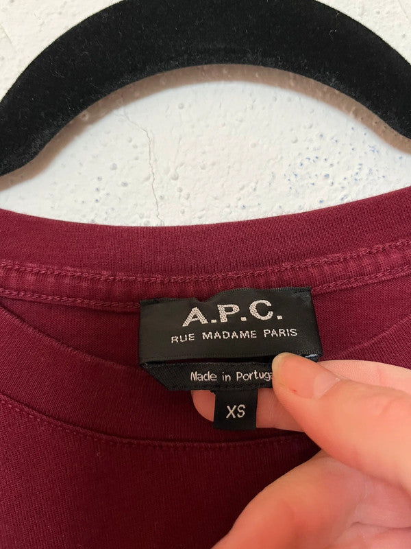 T-shirt A.P.C petit logo brodé taille XS