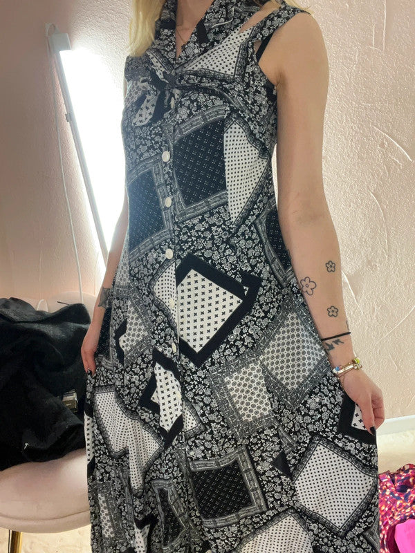 Magnifique robe Sandro vintage modèle patchi