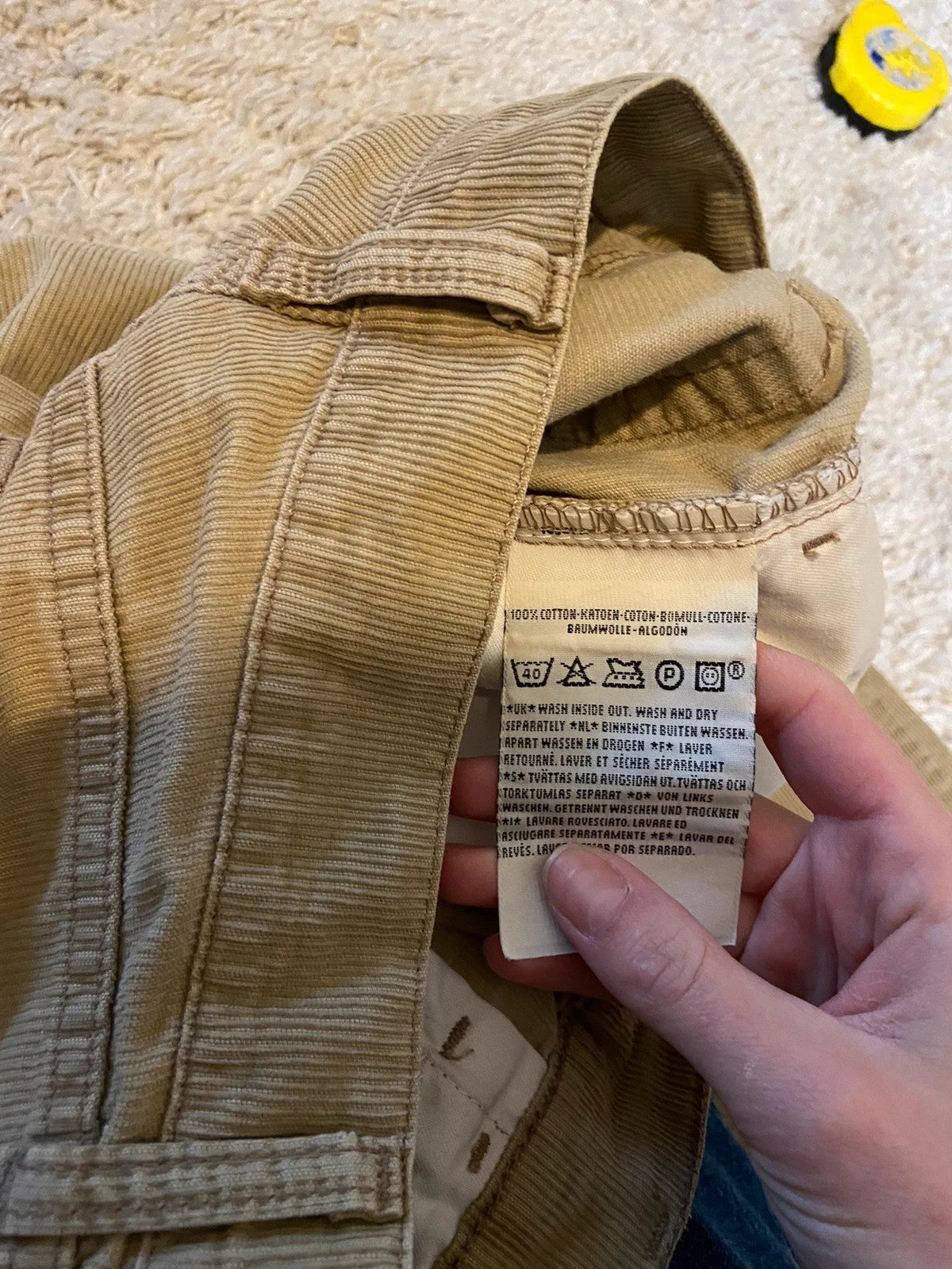 Jean Levis 525 vintage bootcut en velours côtelé