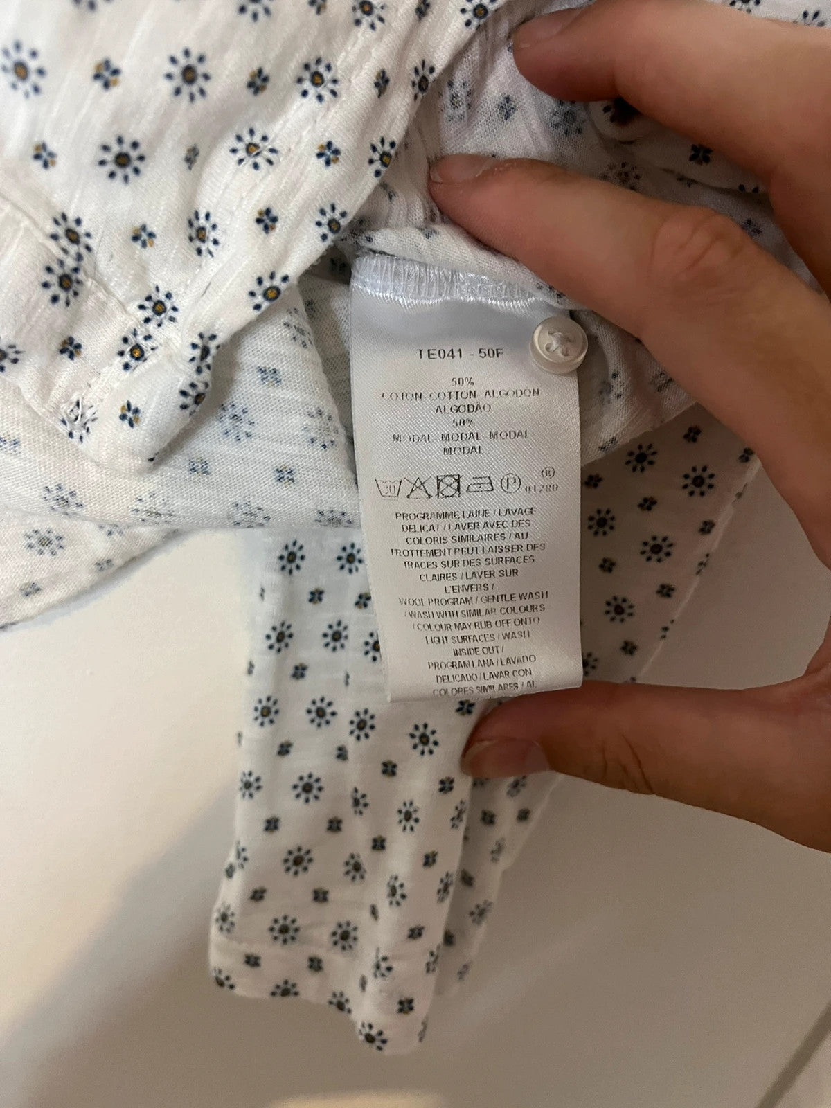 Chemisier Caroll en coton