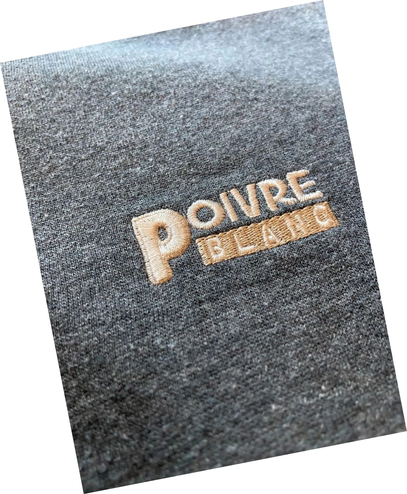 Sweat 1/4 zip vintage Poivre Blanc