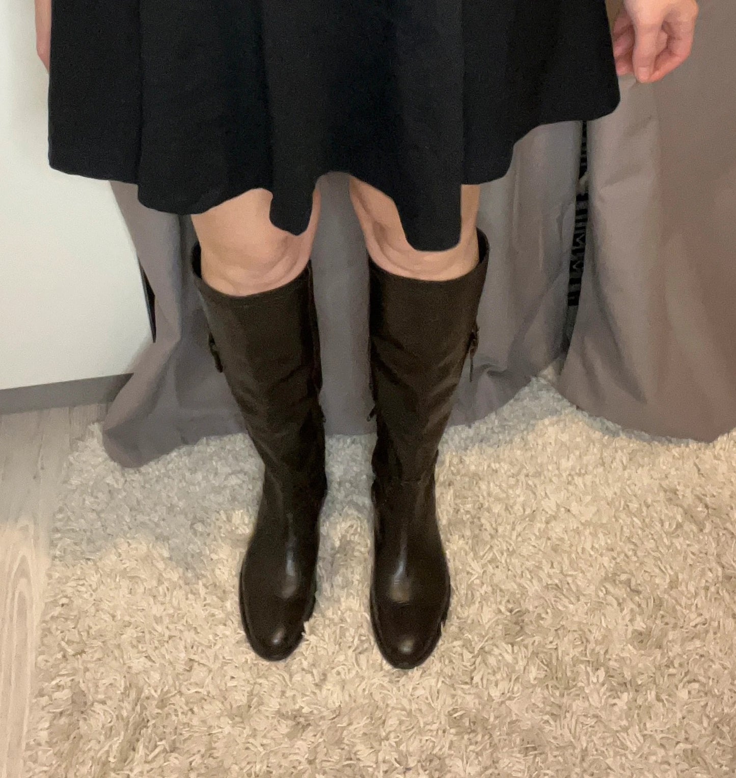Bottes hautes cavalière en cuir René Derhy taille 40