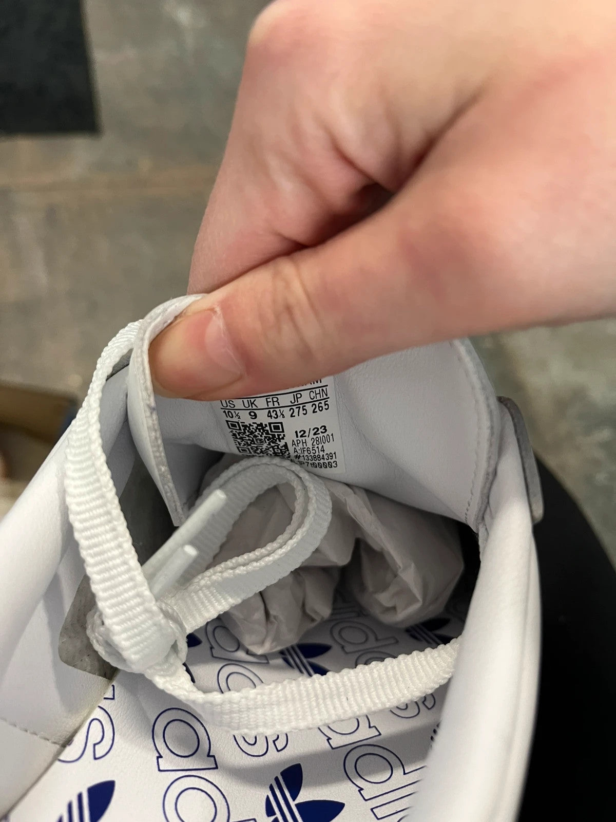 Adidas Samba OG White/violet/gum Neuves 42 ou 43 1/3