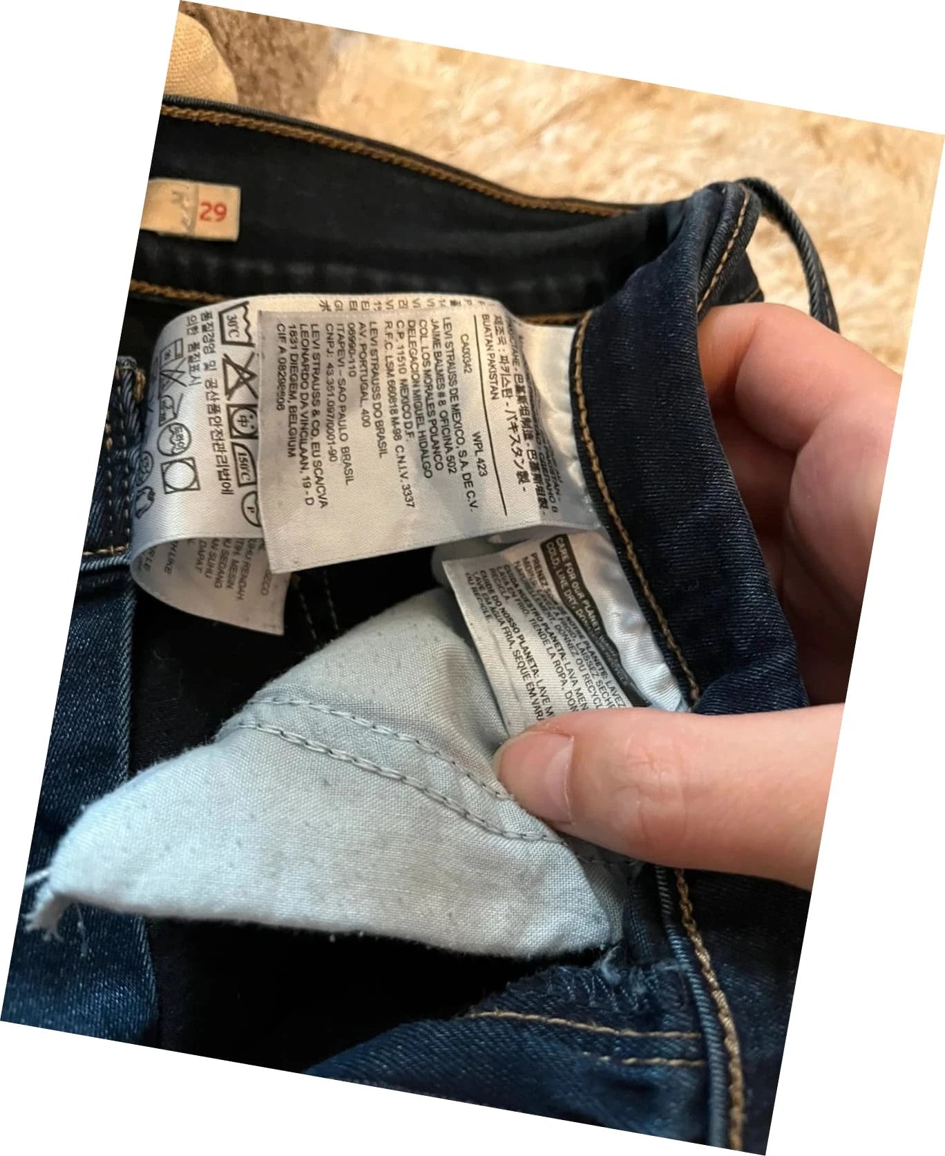 Jean Levis 710 super skinny W29/L32
