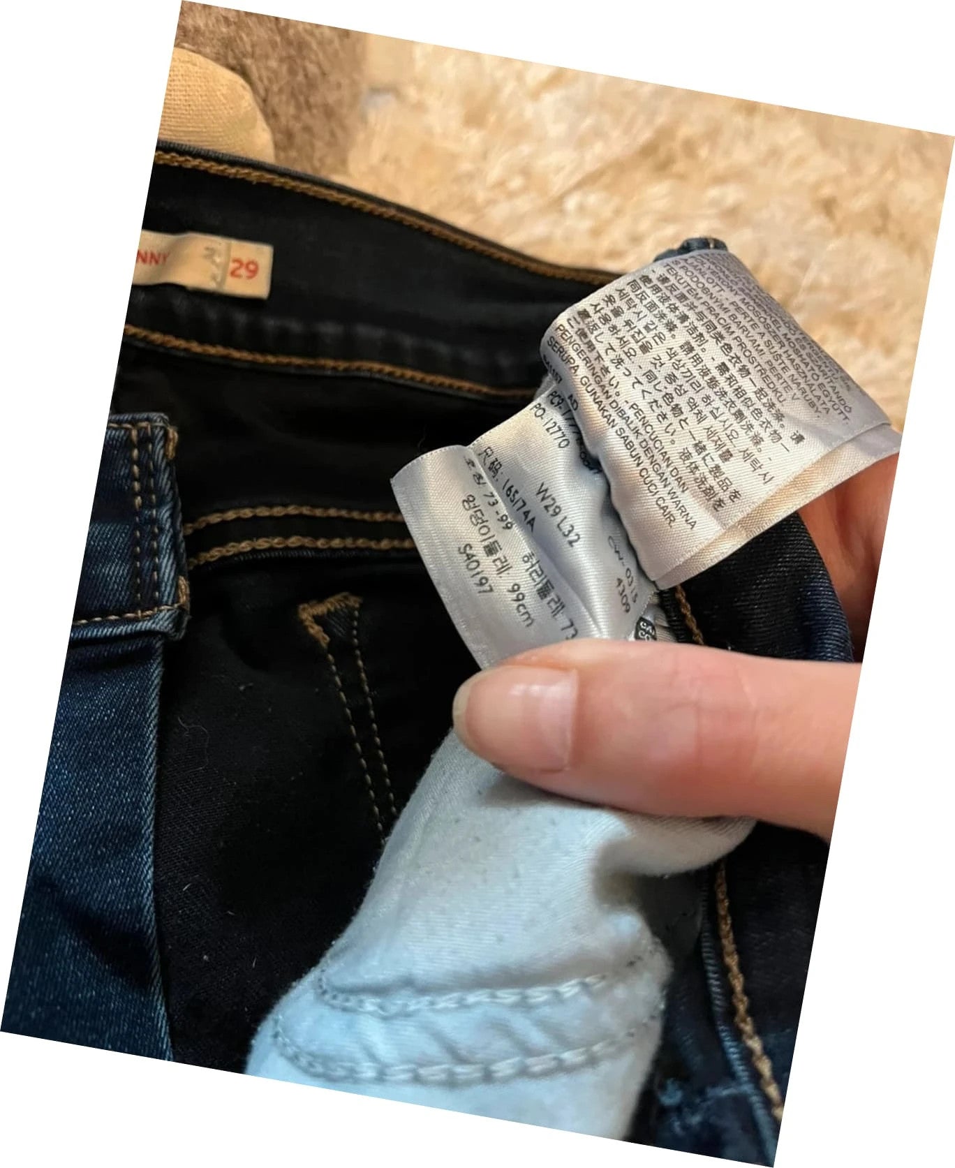 Jean Levis 710 super skinny W29/L32