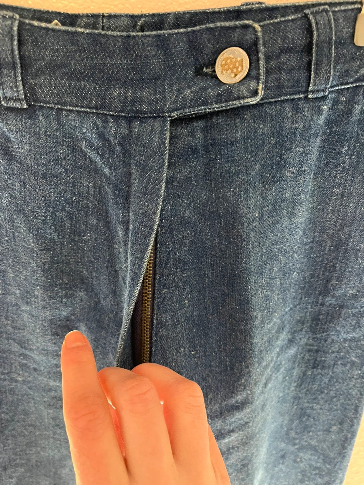 Jean vintage patte d’eph années 70
