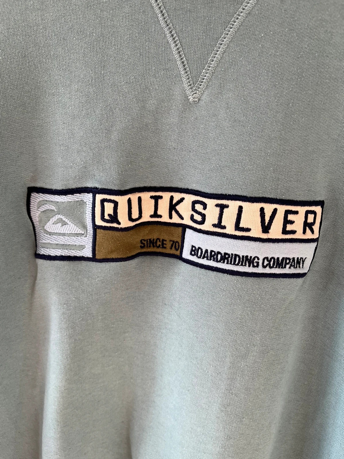 Sweat vintage Quiksilver brodé Y2k