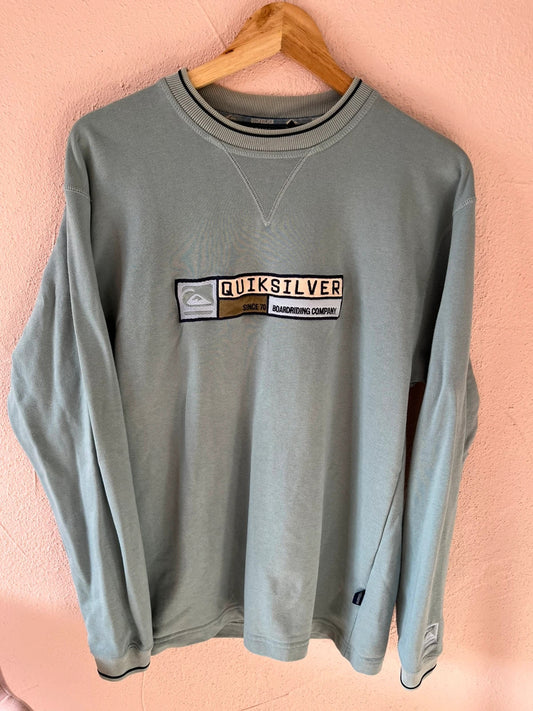 Sweat vintage Quiksilver brodé Y2k