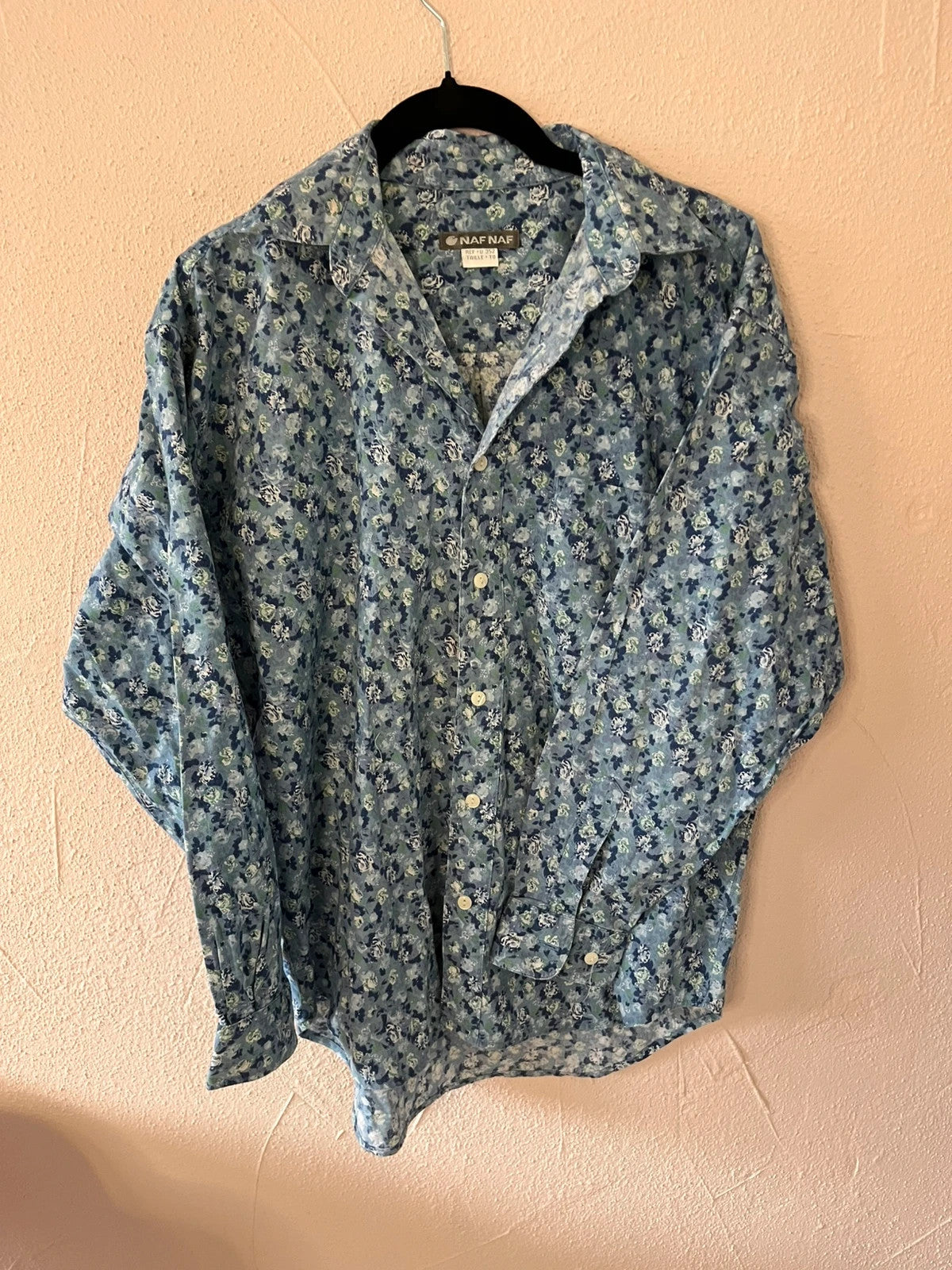Chemise Nafnaf vintage à fleurs