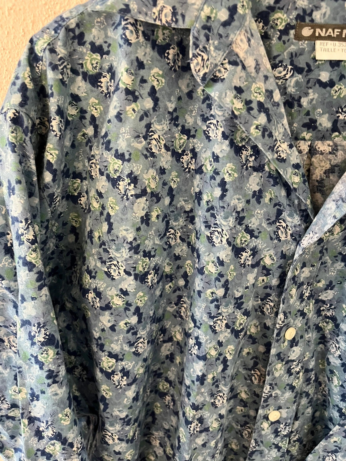 Chemise Nafnaf vintage à fleurs