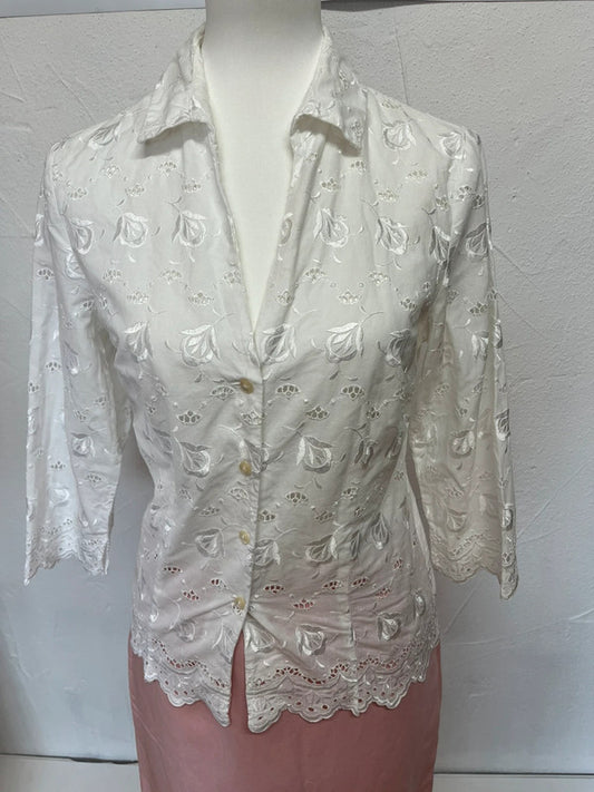 Magnifique chemise en dentelle Madeleine vintage